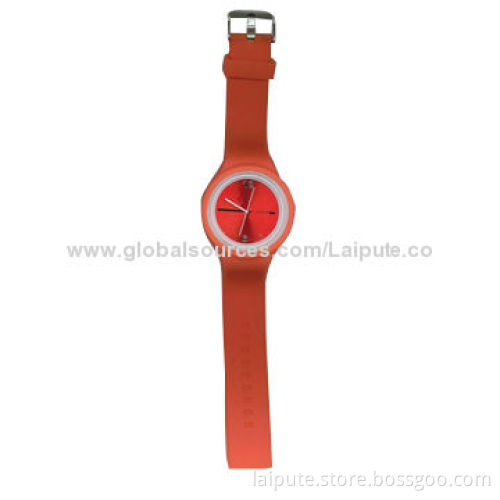 Silicone Jelly Watches, Various Colors Available, RoHS Mark